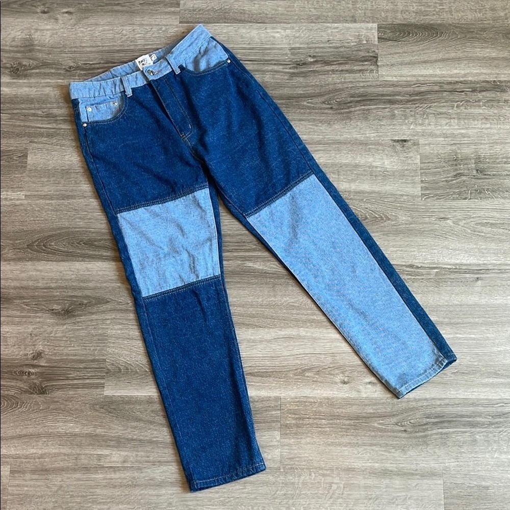 Princess Polly Patchwork Denim Jeans